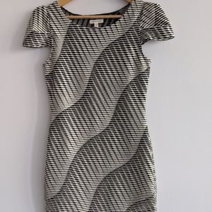 🍀 Silence + Noise Blk/wht dress